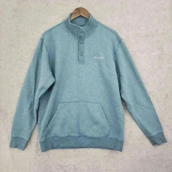Columbia Sportswear Company Mens Blue Pullover Sweatshirt L - Picture 1 of 7